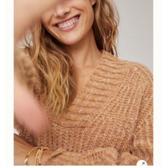 Anthropologie Honore Chunky Knit Wool Pullover Sweater - Picture 2 of 10